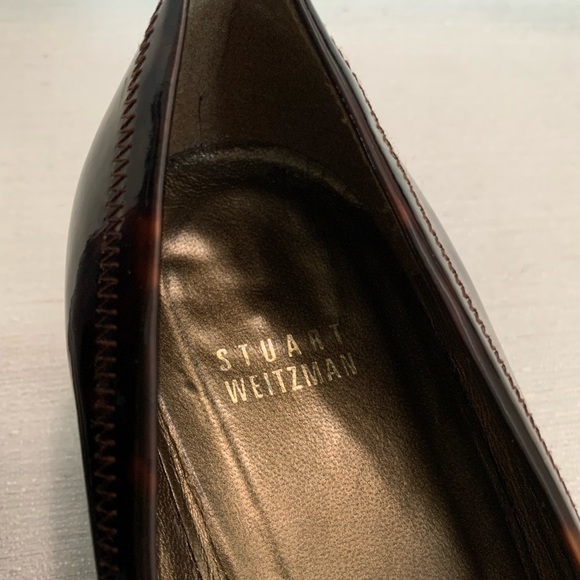 Stuart Weitzman Patent Leather Pumps Wedge
Leopard Bow Woman’s 9.5M - Picture 9 of 11